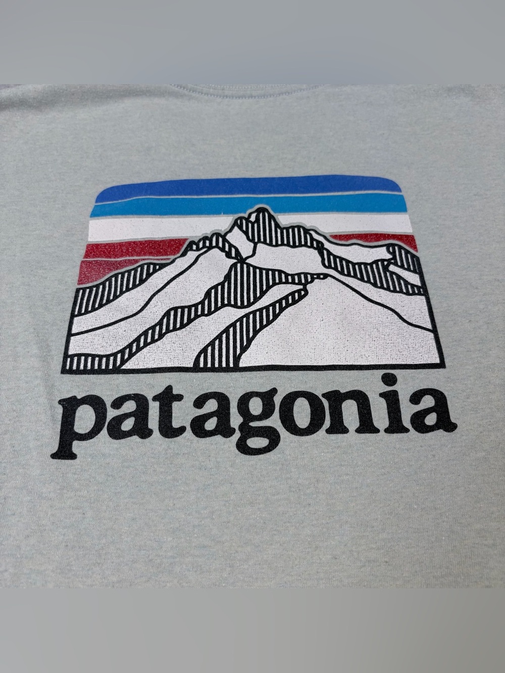 Patagonia Pocket T-Shirt Mens S Gray Crew Neck Regular Fit Responsibili-Tee